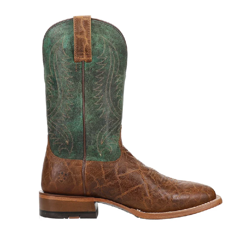 women's cowboy boots in brownCircuit Paxton Embroidered Square Toe Cowboy Boots