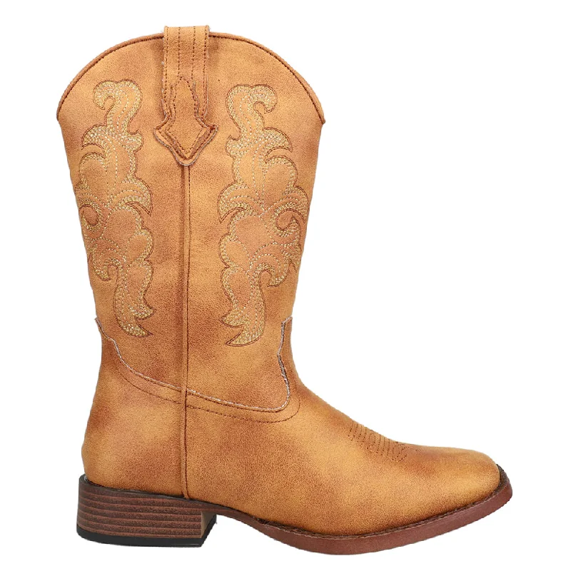 women's suede cowboy bootsCowboy Classic Embroidery Square Toe Cowboy Boots