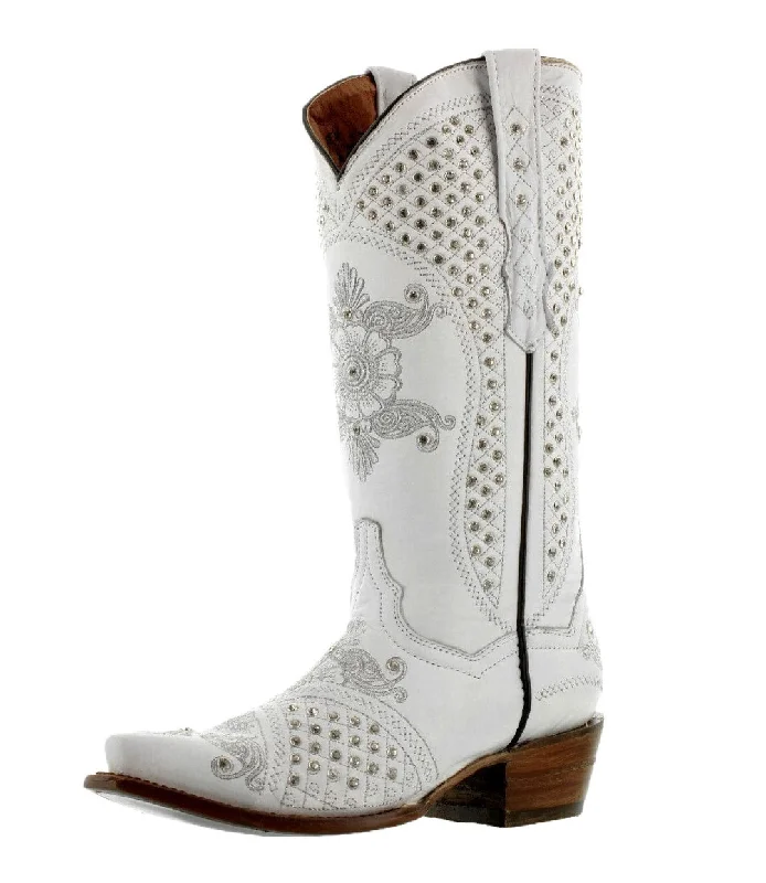 women's cowboy boots for festivalsWomens Marfil White Wedding Cowboy Boots Rhinestones - Snip Toe women's cowboy boots for festivalsWomens Marfil White Wedding Cowboy Boots Rhinestones - Snip Toe