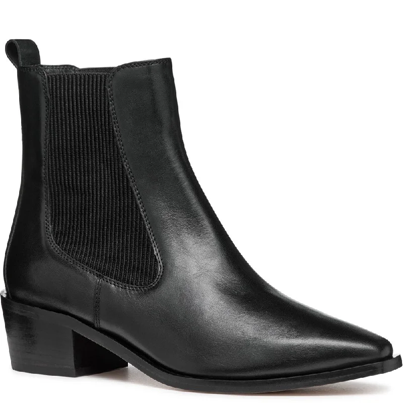 women's ankle boots with block heelsGeox D Texica A Ankle Boots
