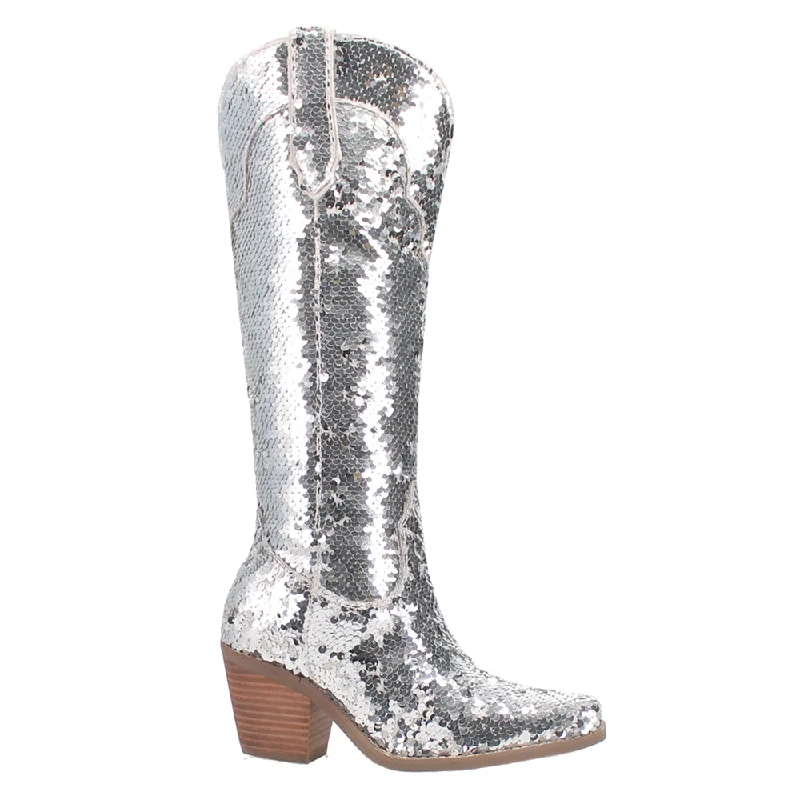 women's cowboy boots with spursDance Hall Queen Sequin Snip Toe Cowboy Boots