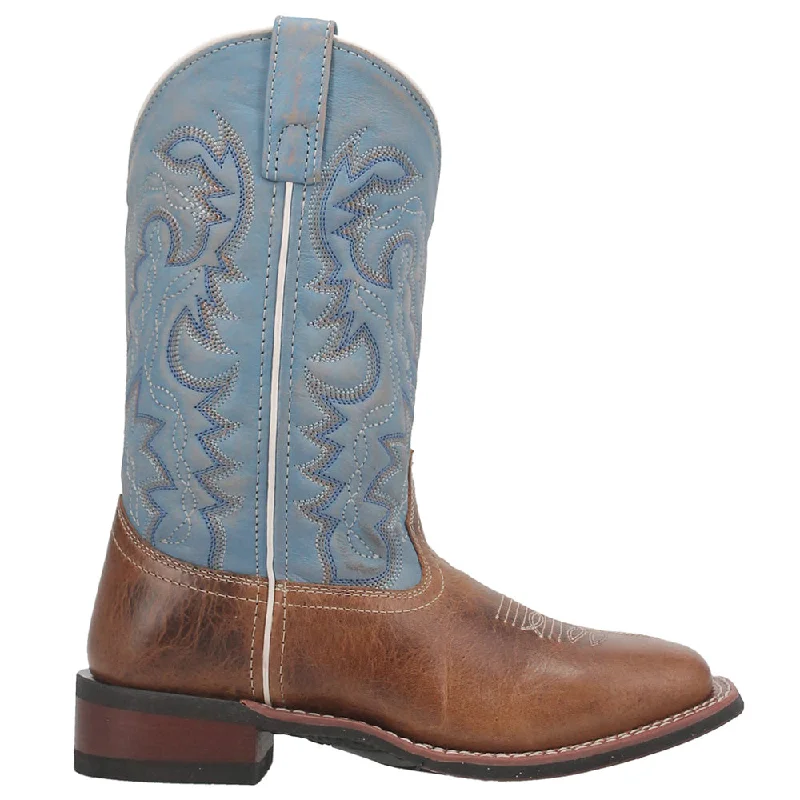 women's cowboy boots with embroideryDarla Square Toe Cowboy Boots