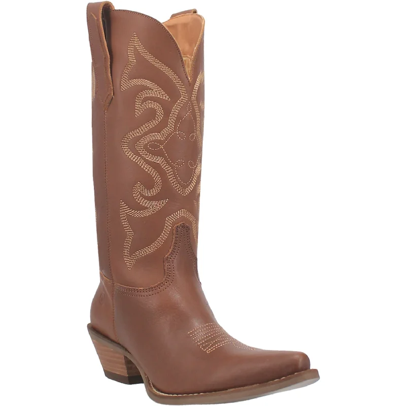 women's cowboy boots with floral designsDingo Womens Out West Brown Suede Cowboy Boots