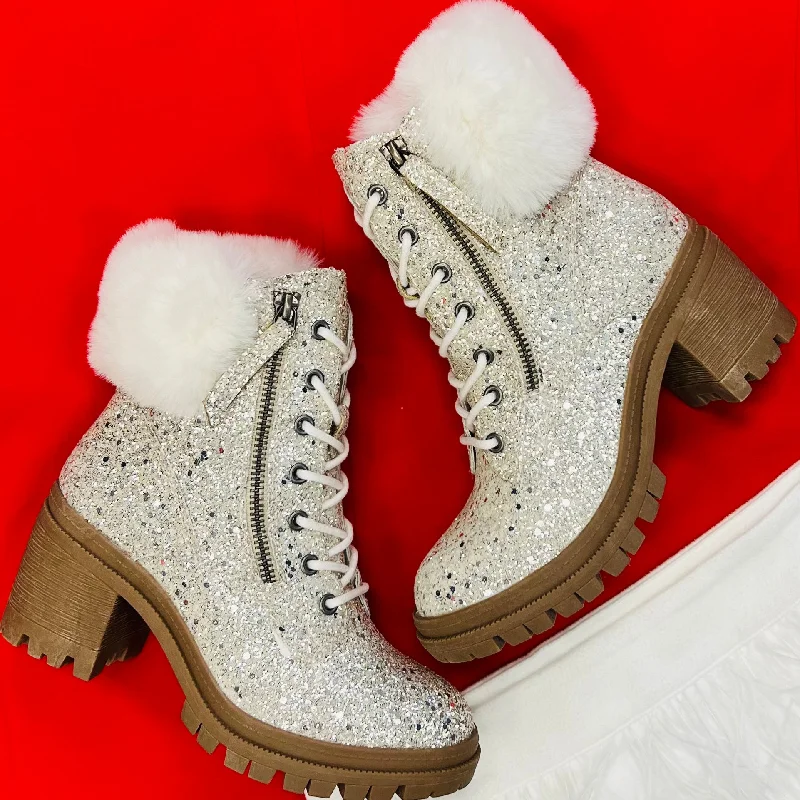 women's booties with lacesDon't Blink Booties*