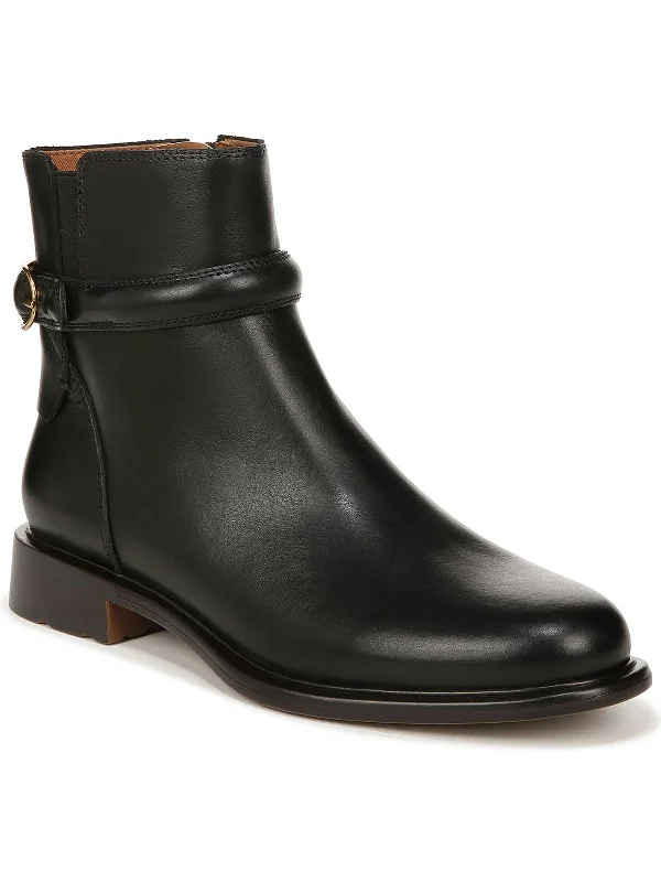 women's booties with combat styleElese Womens Leather Ankle Booties