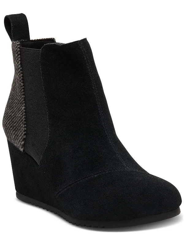 women's booties for tall womenEmery Womens Suede Ankle Chelsea Boots
