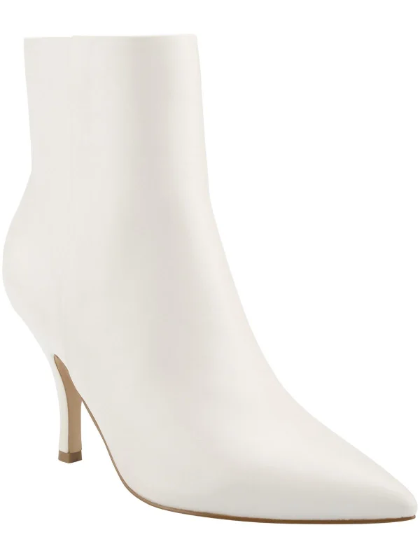 women's booties with zippersFergus Womens Leather Pointed Toe Ankle Boots