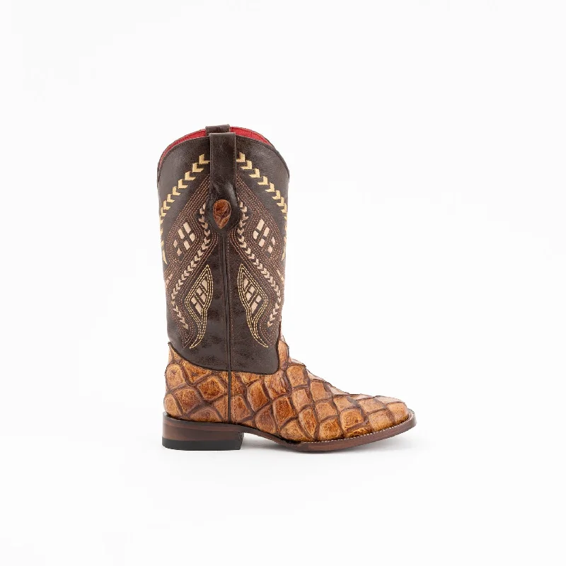 stylish women's cowboy bootsFerrini Ladies Cigar Leather Bronco S-Toe Cowboy Boots