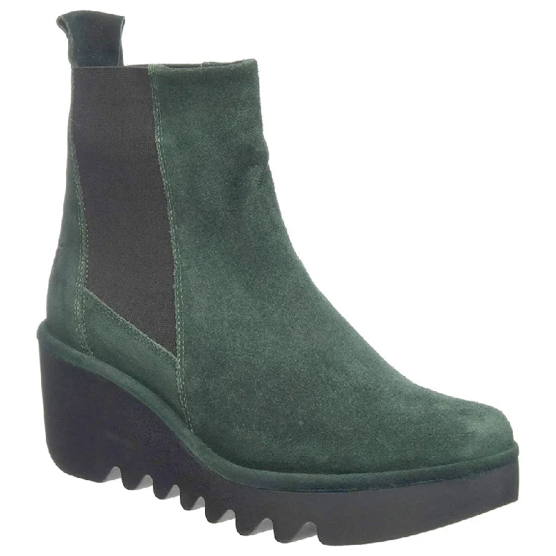 women's ankle boots for special occasionsBagu233Fly Suede Wedge Heel Women's Chelsea Boots