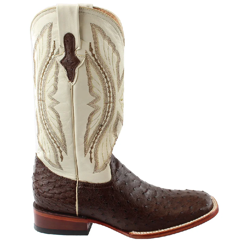 women's cowboy boots with square toeFull Quill Ostrich Square Toe Cowboy Boots