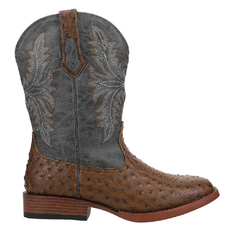 women's waterproof cowboy bootsHenry Tooled-Inlay Squared Toe Cowboy Boots