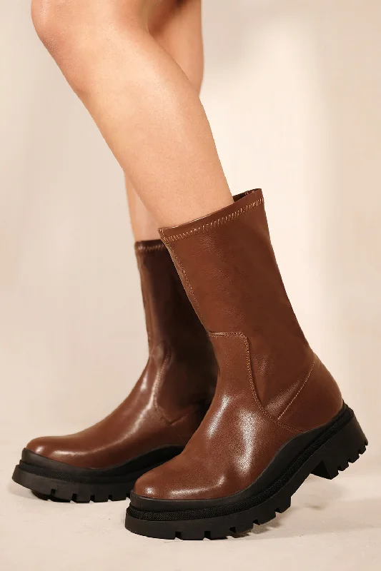 women's ankle boots with hidden wedgeHOLLIE PU ANKLE BOOT WITH CHUNKY HEEL IN CHOCOLATE BROWN FAUX LEATHER women's ankle boots with hidden wedgeHOLLIE PU ANKLE BOOT WITH CHUNKY HEEL IN CHOCOLATE BROWN FAUX LEATHER