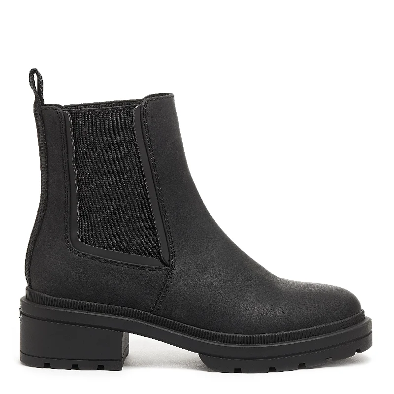 women's ankle boots with kitten heelsIggie Santee Black Chelsea Boots