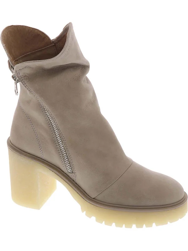 women's booties for dancingJack Zip Womens Leather Block Heel Ankle Boots