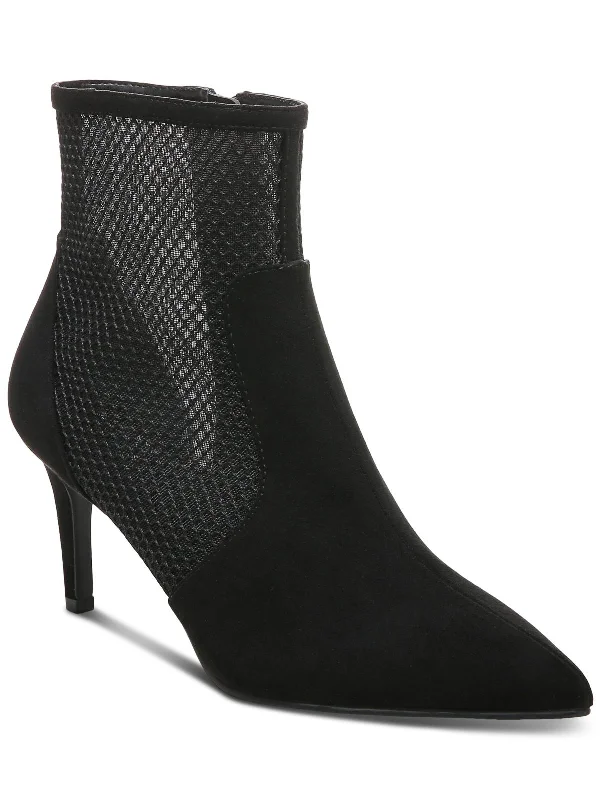 women's booties with studsJamari Womens Faux Suede Pointed Toe Booties