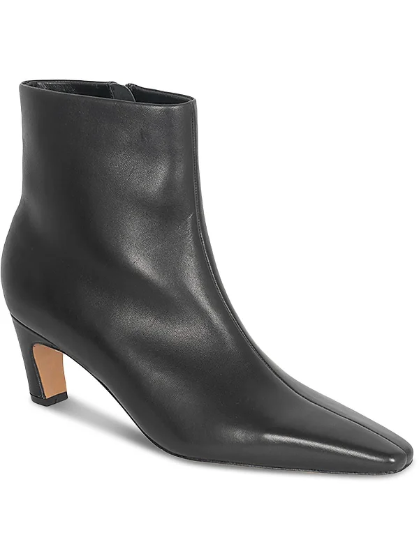 leather women bootiesJovi Angularheel Womens Leather Pointed Toe Ankle Boots