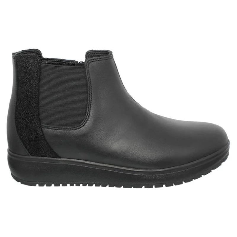 women's ankle boots with bucklesLondon II Full Grain Velour Leather Women's Chelsea Boots