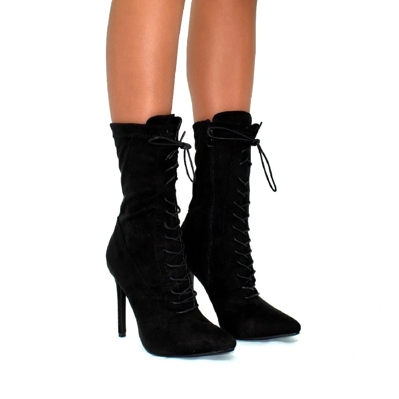 women's ankle boots with embroideryKennedy- Black Lycra Pointed Toe Zip Up Stilletto Heel Ankle Boots women's ankle boots with embroideryKennedy- Black Lycra Pointed Toe Zip Up Stilletto Heel Ankle Boots