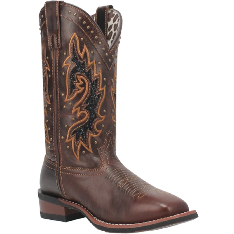 women's vintage cowboy bootsLaredo Womens Lockhart Tan Leather Cowboy Boots