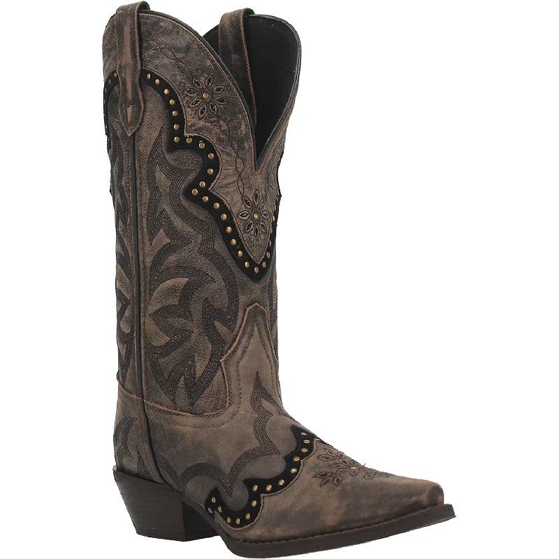 women's cowboy boots for dancingLaredo Womens Skyla Cowboy Boots Leather Brown