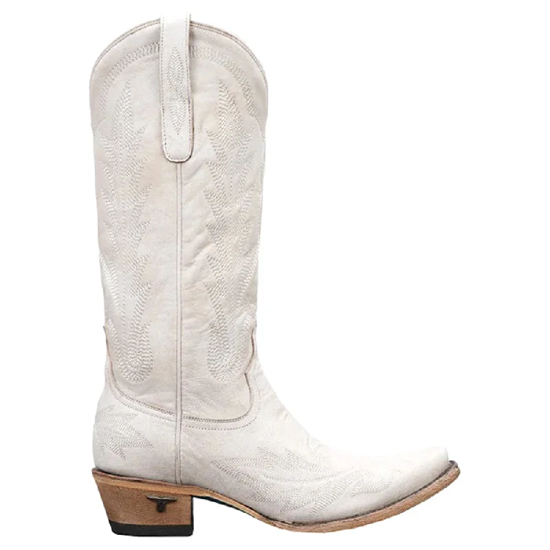 women's cowboy boots with low heelLexington Embroidered Snip Toe Cowboy Boots