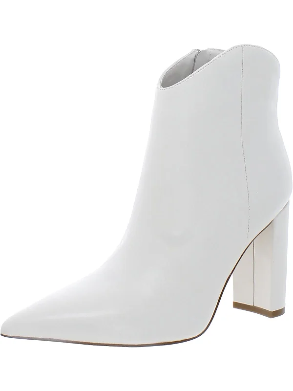 women's booties with studsLezari2 Womens Leather Pointed Toe Ankle Boots