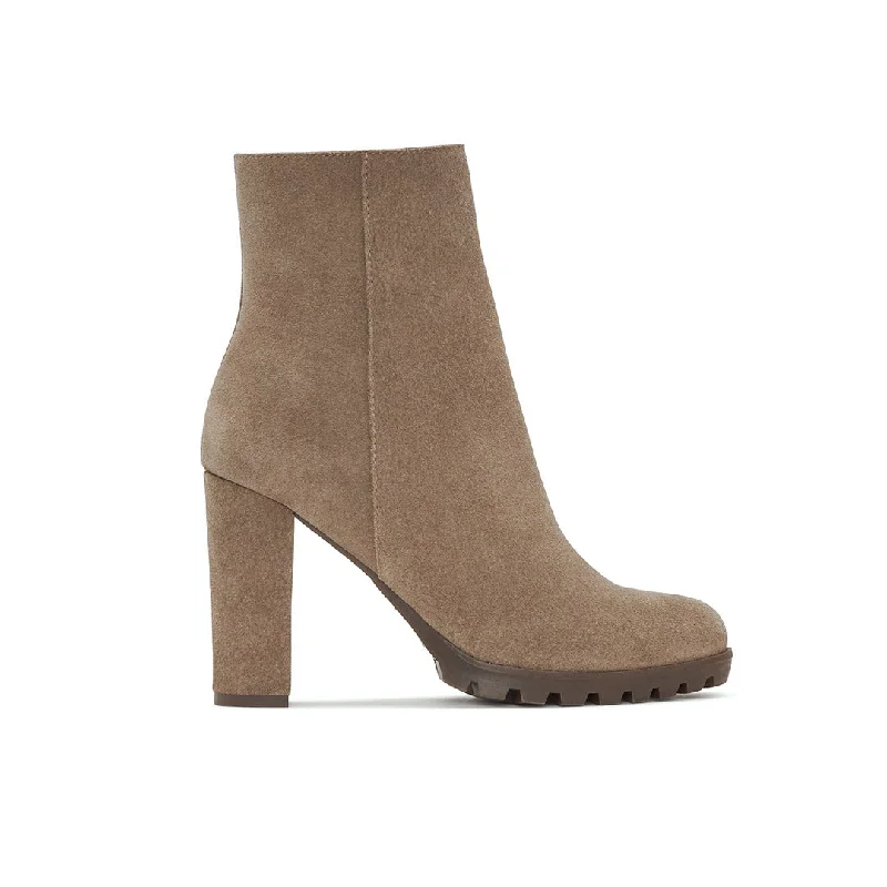 women's booties with metallic finishLiasons