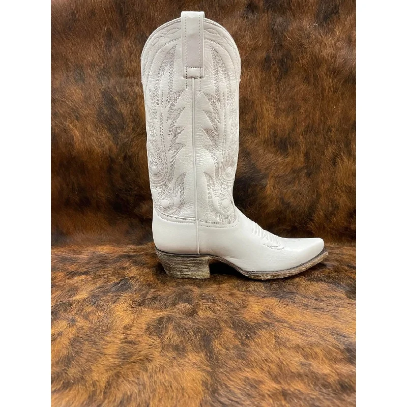 women's moto boots with side zipperLiberty Black Missouri White Boot