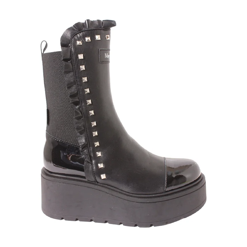 women's ankle boots with glitterMarco Moreo Studded Ankle Boot