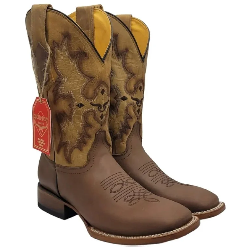 Men's Quincy Rodeo Wide Square Toe Boot Q822E6231