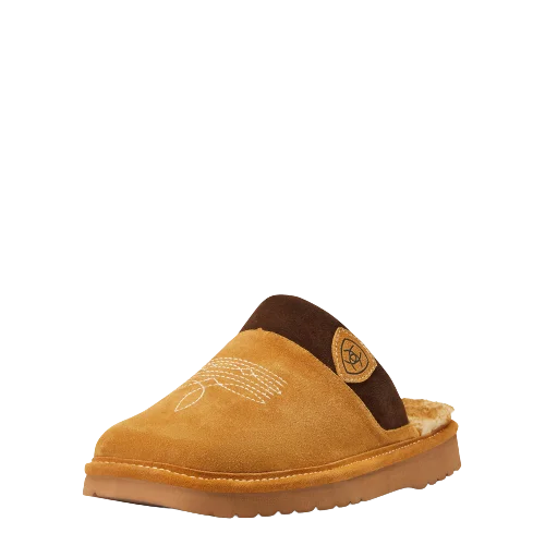 Men's Silversmith Chestnut Square Toe Slipper