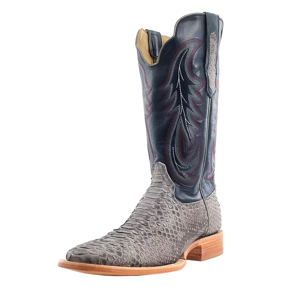 R. Watson Python Grey Sueded Back Cut Men's Boot