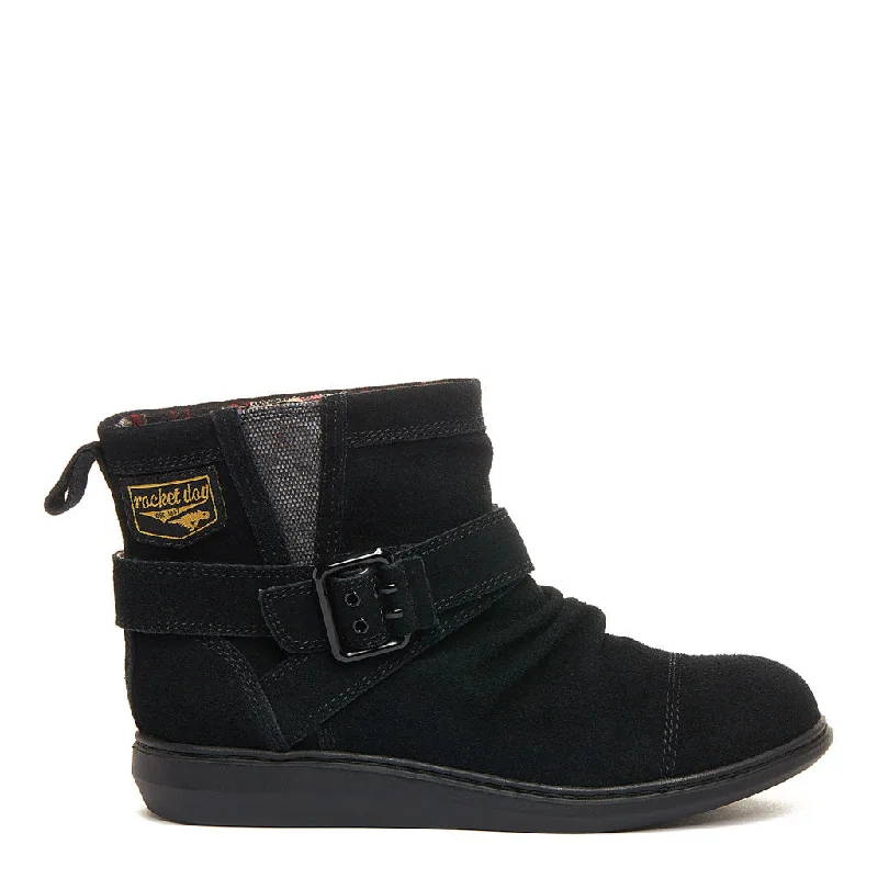 women's lace-up ankle bootsMint Black Snow Boot