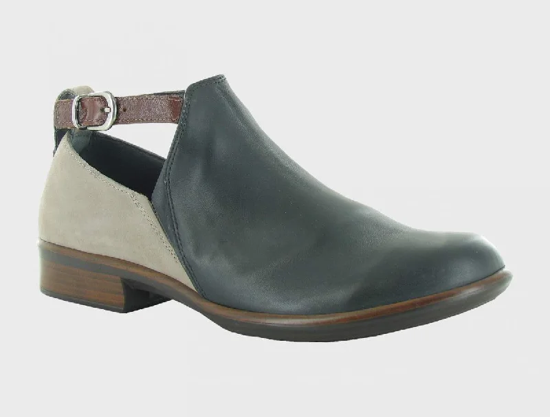 Jet Black Leather / Stone Nubuck / Luggage Brown Leather