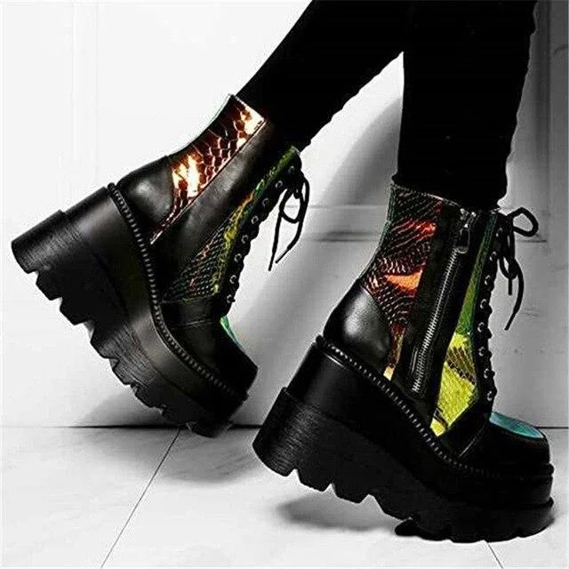 women's booties for hikingNew Rock Street Boots