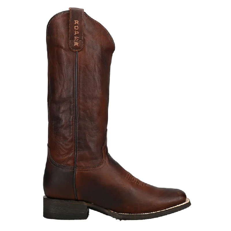 women's cowboy boots with pull strapsNova Square Toe Cowboy Boots