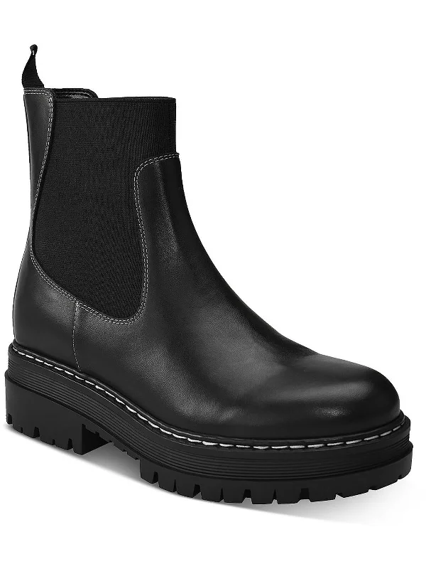 women's booties for workPatrick  Womens Pull On Leather Booties
