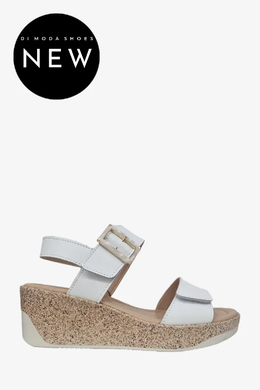 women's ankle boots for fallPATRIZIO COMO AGEROLA WHITE WEDGE SANDAL