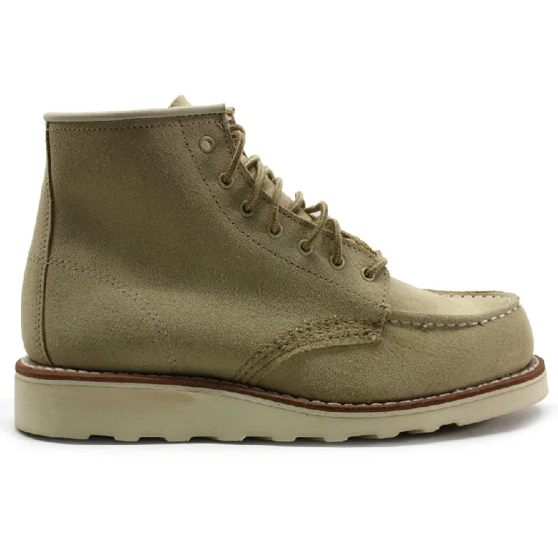 women's ankle boots with cutoutsClassic Suede Women's Moc Toe Boots