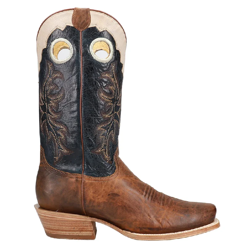 women's cowboy boots with square toeRide Em' Cutter Embroidered Square Toe Cowboy Boots