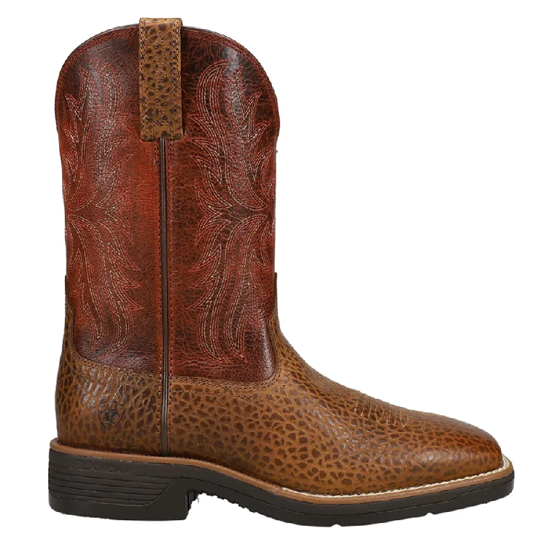women's cowboy boots for winterRidgeback Embroidered Square Toe Cowboy Boots