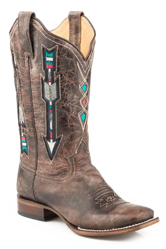 women's cowboy boots for summerRoper Womens Brown Leather Arrows Wonder Cowboy Boots women's cowboy boots for summerRoper Womens Brown Leather Arrows Wonder Cowboy Boots