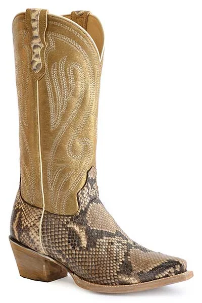 women's western boots for everyday wearRoper Women's Piper Snip Toe Python Western Boot