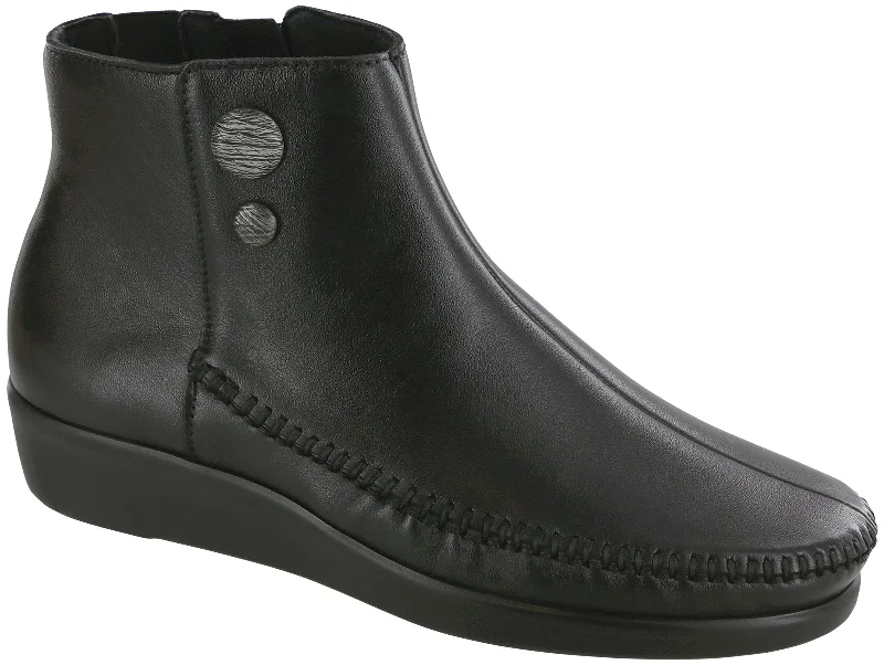 women's booties with metallic finishSAS Jade