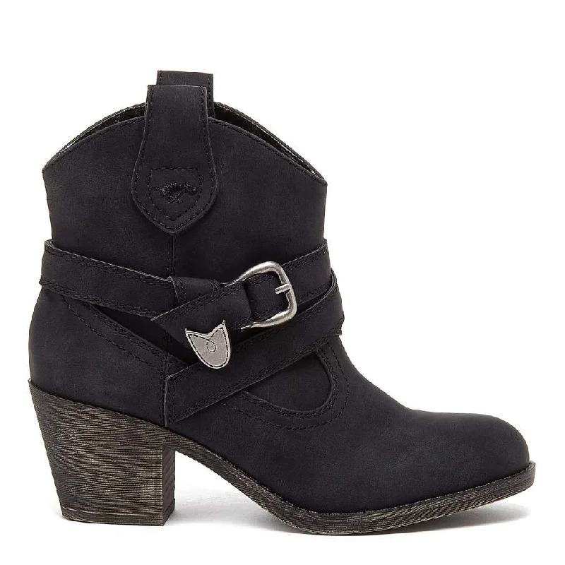 women's ankle boots with zippersSatire Black Lane Western Cowboy Boot