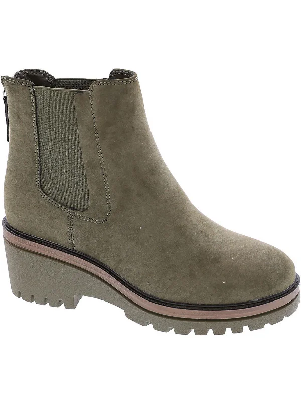women's booties for travelSefi Womens Suede Ankle Chelsea Boots