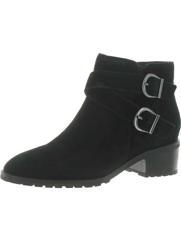 women's booties for urban styleSela Womens Suede Waterproof Booties