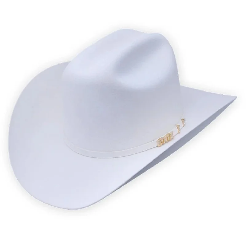 Serratelli 100X Cowboy Felt Hat White SERR-TXS60528