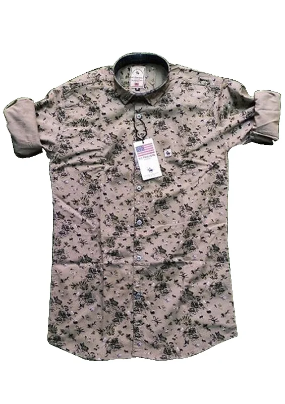 women's western boots for ridingMen's Casual Cotton Floral Printed Shirt
