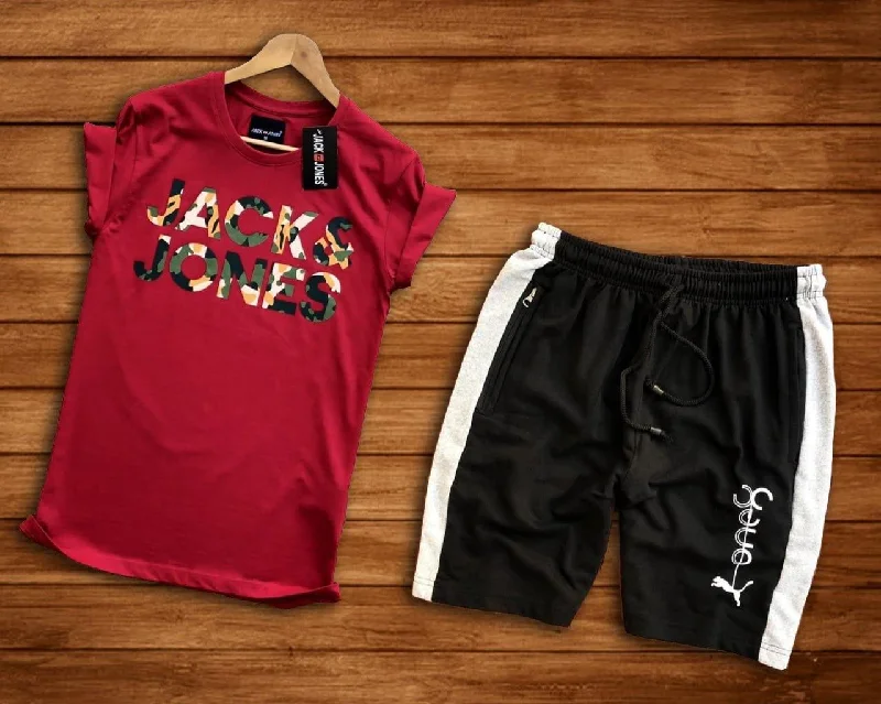 women's over-the-knee moto bootsMen's Cotton Single Jersey T-Shirt and Short Combo
